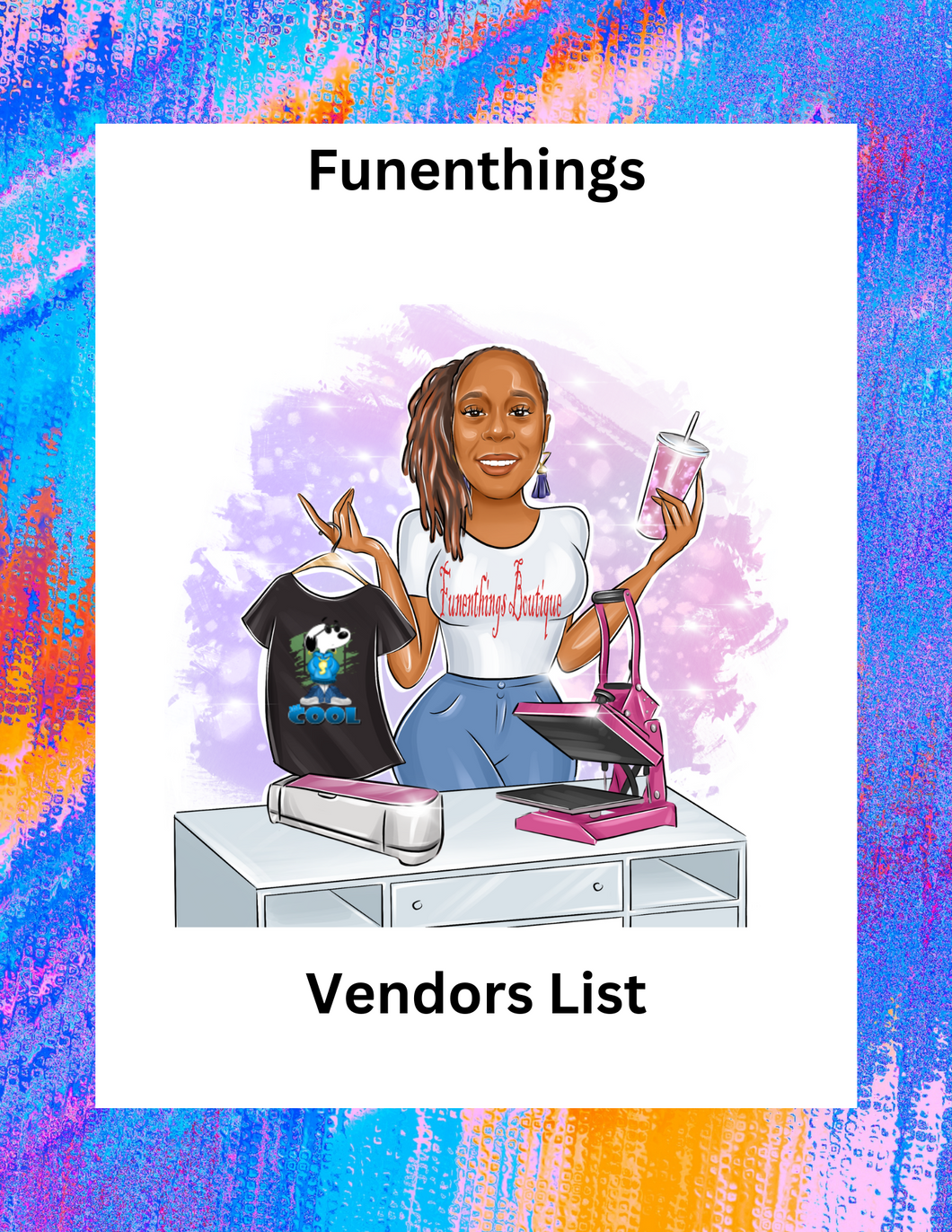 Customized Vendors List